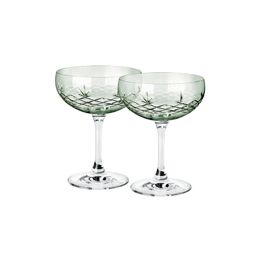 Frederik Bagger Crispy Emerald Gatsby Glas 2 stk