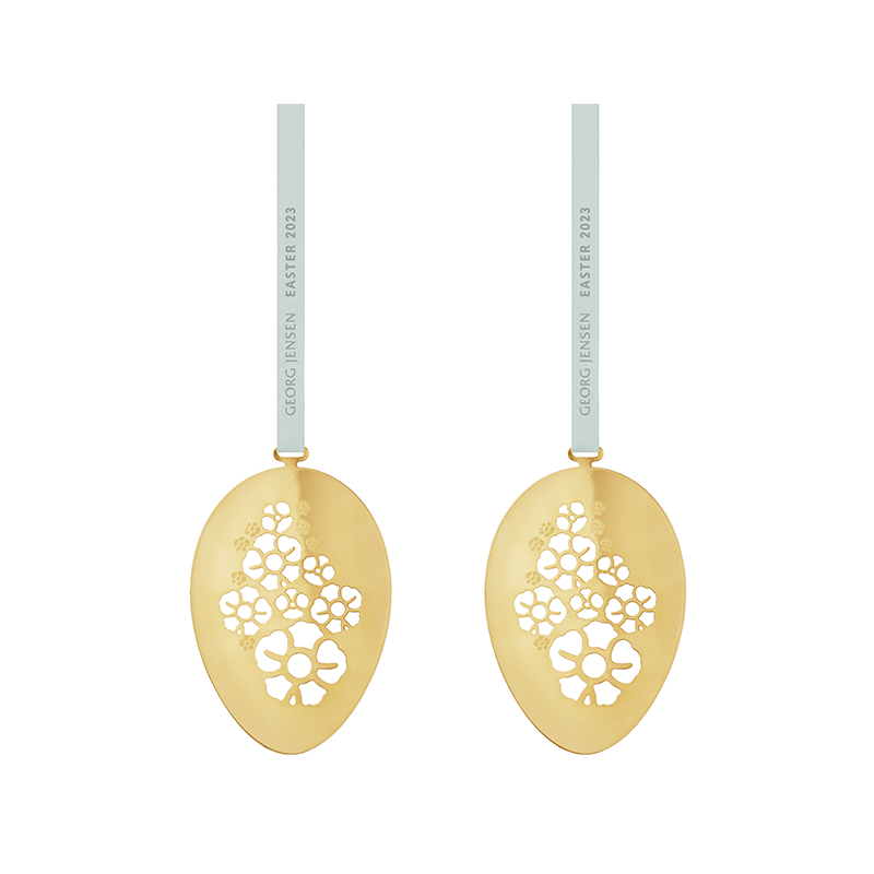 Georg Jensen Påske Skalornament Guld 2 stk. 2023