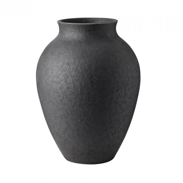 Knabstrup Keramik Knabstrup Vase Antracitgrå 12,5 cm