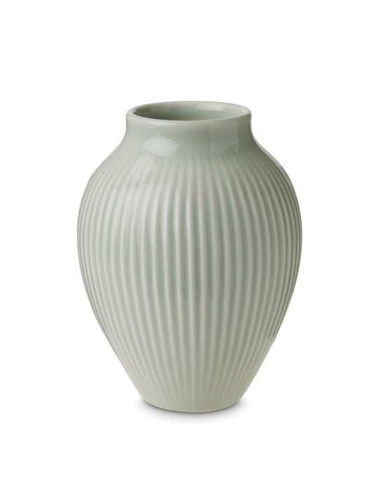 Knabstrup vase, mintgrøn, 12,5 cm