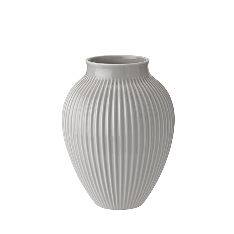 Knabstrup Vase Lys Grå 27 cm