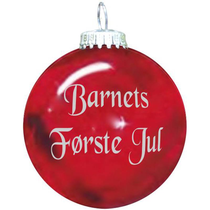 Rolsted Copenhagen julekugle: barnets første jul