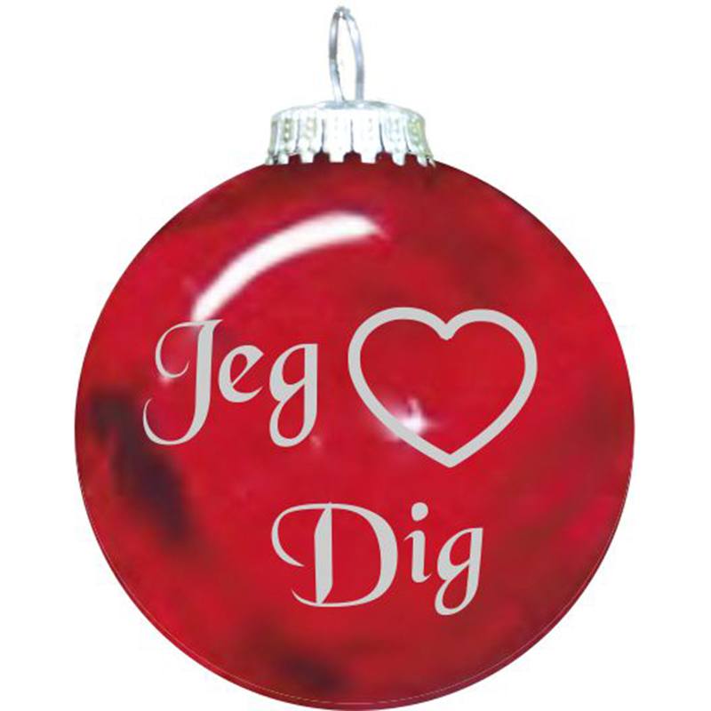 Rolsted Copenhagen julekugle: jeg (hjerte) dig