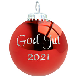 Rolsted Copenhagen julekugle: God Jul 2021