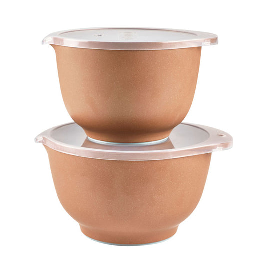 Rosti Margrethe røreskåle - 2+3 liter med låg Pebble terra