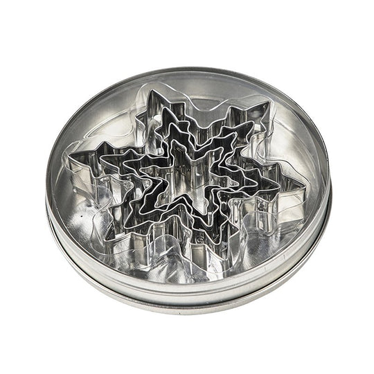 Blomsterbergs udstikkersæt - snefnug - 4 stk