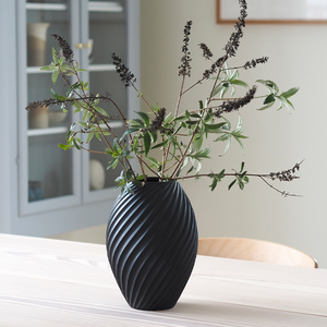 Morsø River Vase Sort 21 Cm