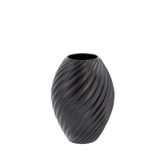 Morsø River Vase Sort 21 Cm