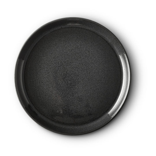 Bitz Galaxy Gastro flad tallerken - Sort - 21 cm