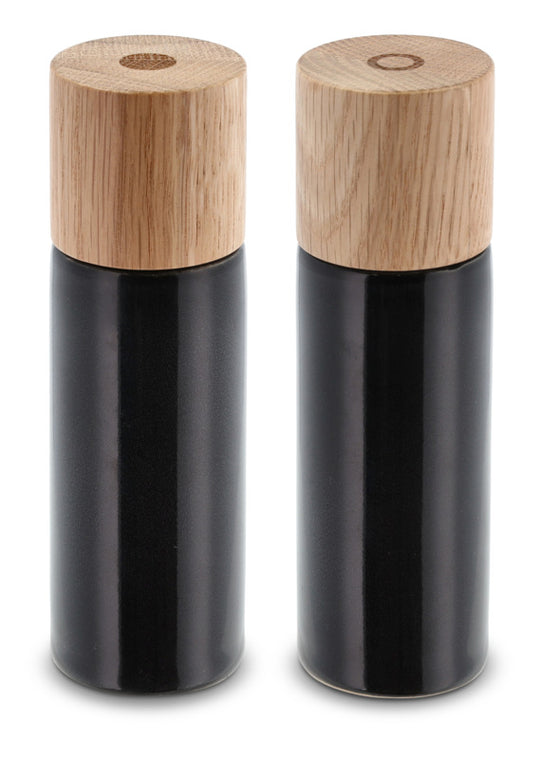 Bitz salt- og peberkværnsæt - sort - 17 cm
