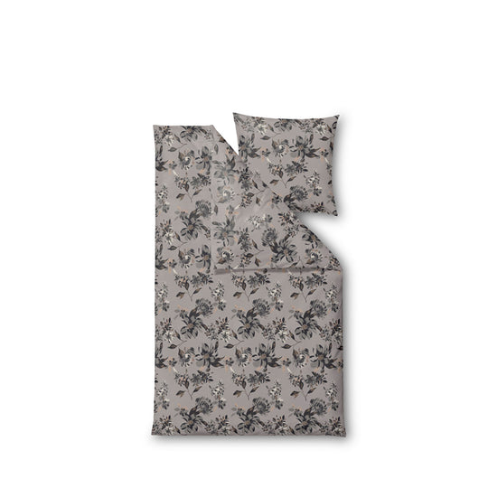 Södahl Organic Sengsæt History Bloom 140x200 cm - Grå