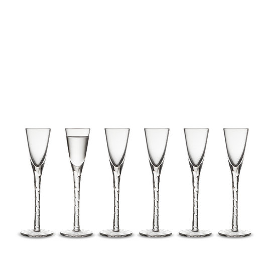 Lyngby Glas Paris snapseglas 6 stk. 2,5 cl