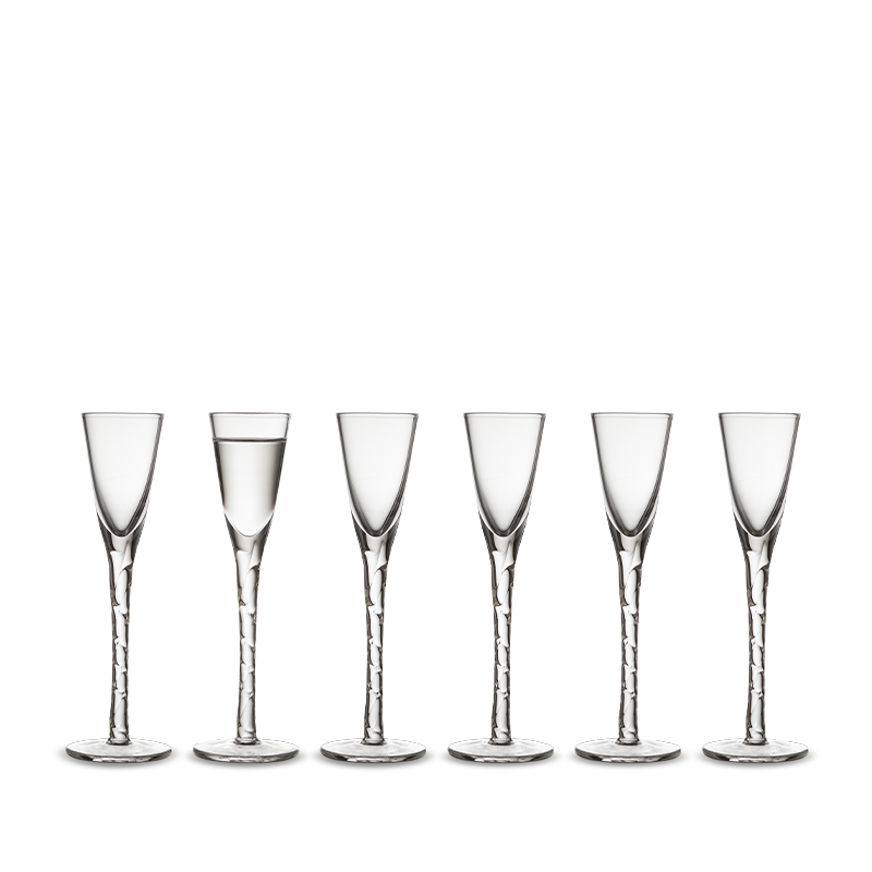 Lyngby Glas Paris snapseglas 6 stk. 2,5 cl