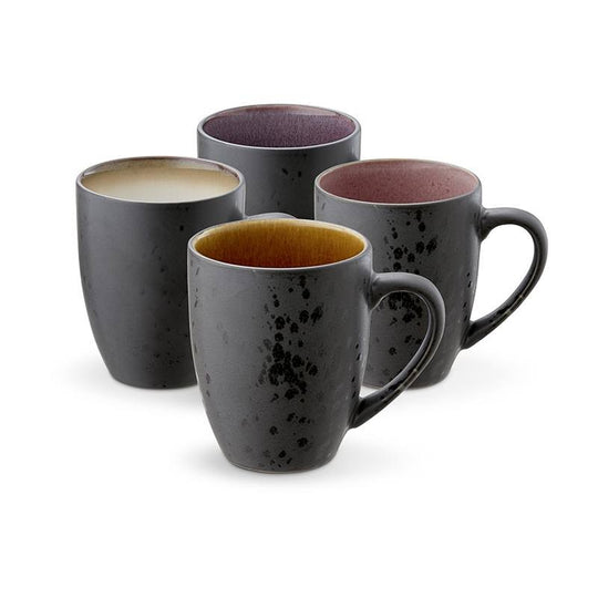 Bitz krus - sort/multi farve - 30 cl / 4 stk