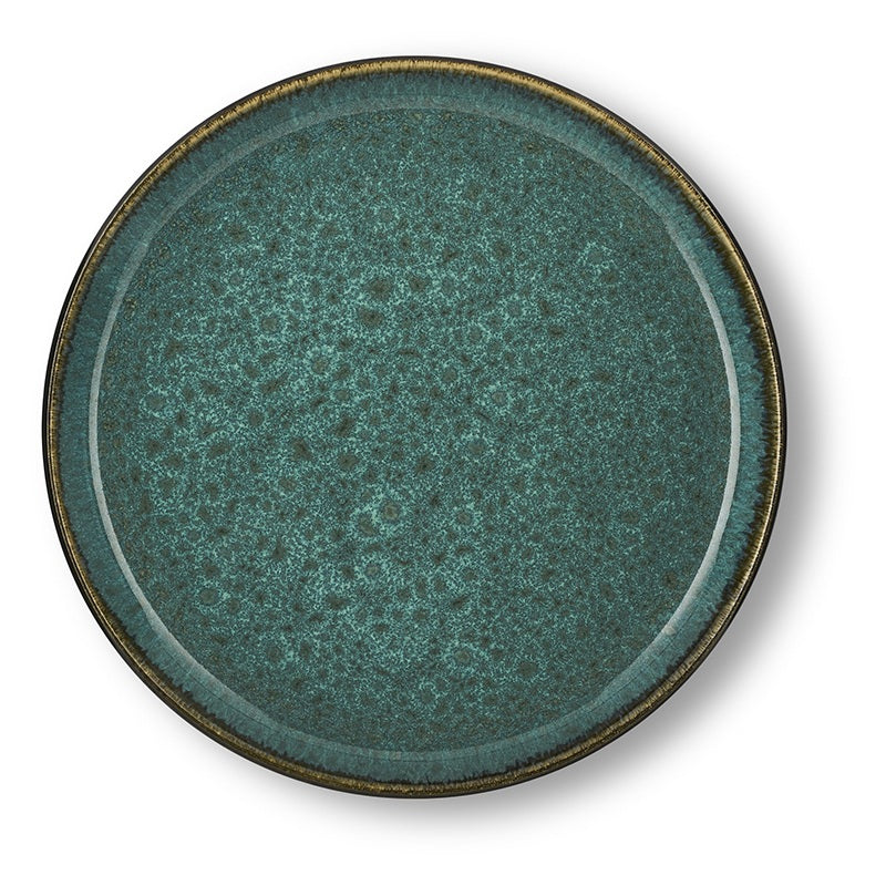 Bitz Gastro flad tallerken - grøn/grøn - 21 cm