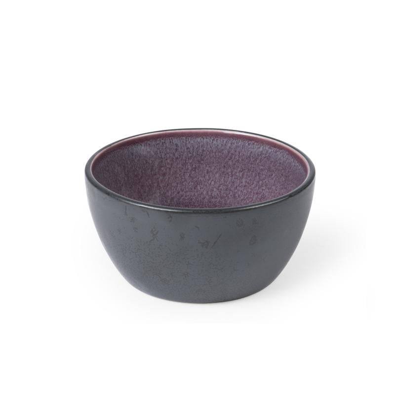 Bitz skål - sort/lilla - 10 cm