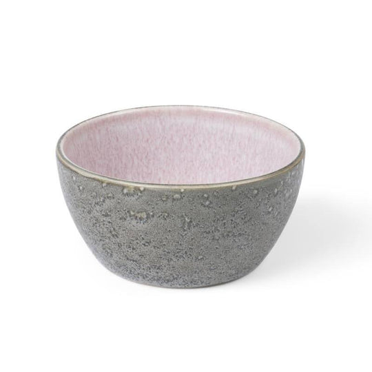 Bitz skål - grå/lyserød - 12 cm