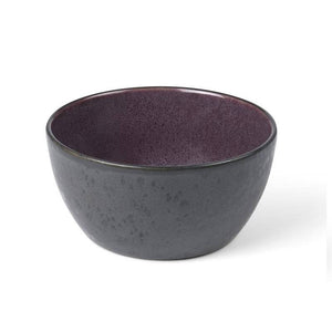 Bitz skål - sort/lilla - 14 cm