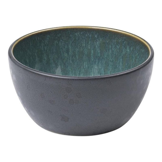 Bitz skål - sort/grøn - 14 cm