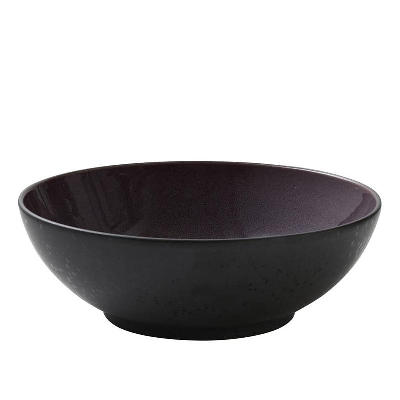 Bitz Salatskål - sort/lilla - 30 cm