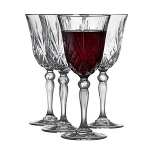 Lyngby Glas Melodia rødvinsglas 4 stk. 27 cl