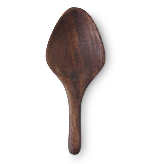 Serveringsske i sheeshamtræ 10 cm