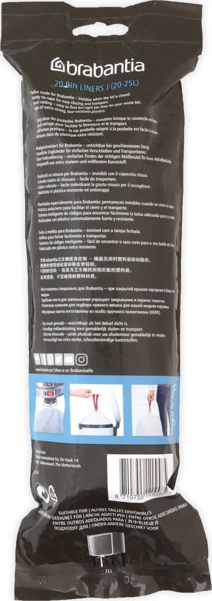 Brabantia Affaldspose J - 20-25 liter / 20 stk