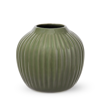 Kähler Hammershøi vase 13 cm mørk grøn