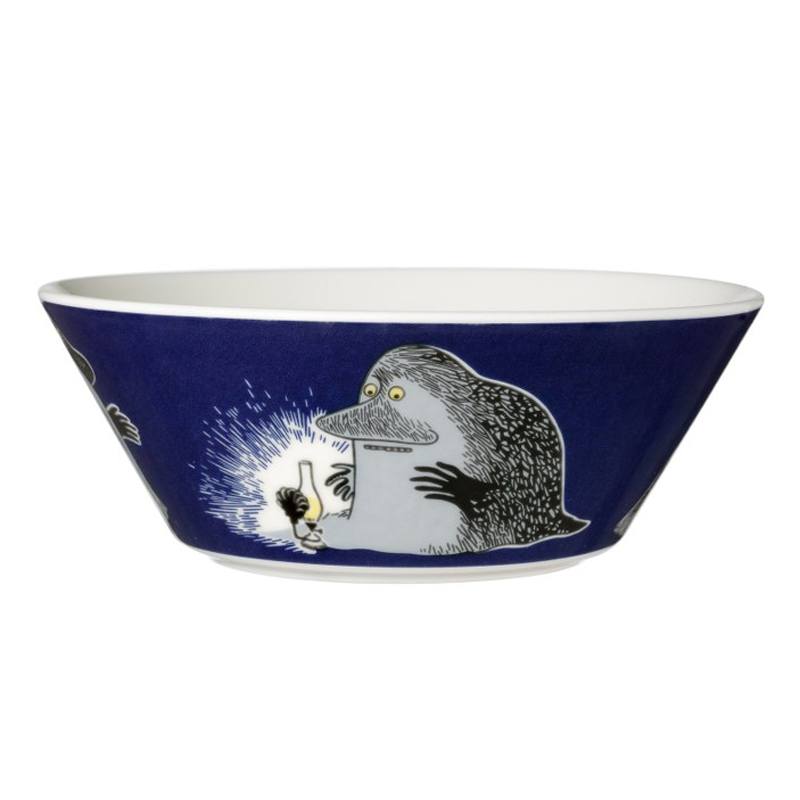Mumi by Arabia skål Mårren 15 cm mørkeblå