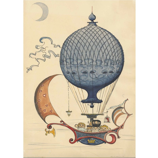 Architectmade plakat Luftskippere - 50x70 cm