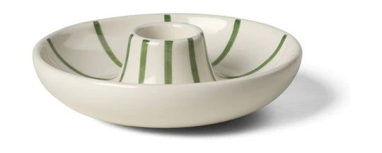 Signatur Kronelysestage grøn