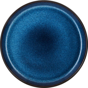 Bitz Gastro Tallerken - sort/blå - 17 cm