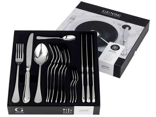 Gense Oxford bestiksæt 16 dele blank