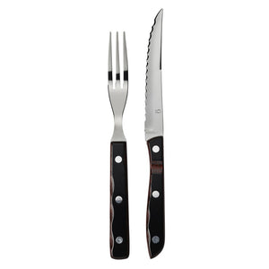 Gense Old farmer grillbestik 4 dele brun
