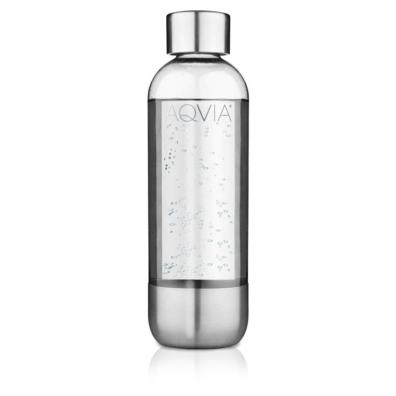 AGA/AQVIA PET flaske - Stål - 1 liter