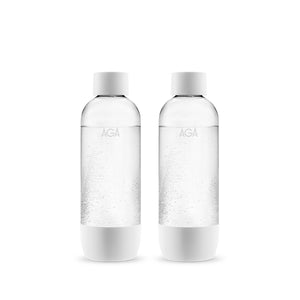 AGA/AQVIA PET flaske - Hvid 2 stk 0,5 liter