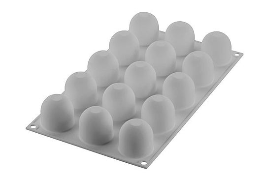 Silikomart mini flødebolle silikoneform 15 stk