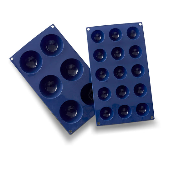 Sweetkitchen halvkugleform 4 cm til 15 stk.