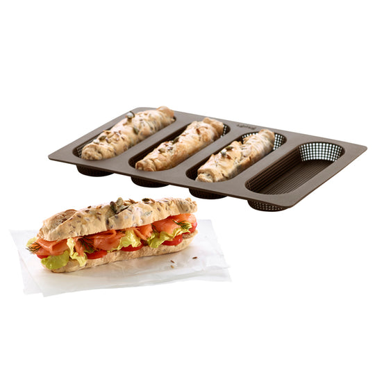 Lékué bageform til 4 baguettes