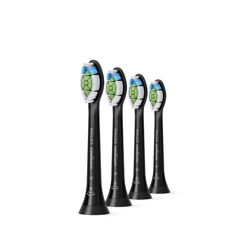 Philips Sonicare børstehoved Optimal White HX6064 4 stk Sort