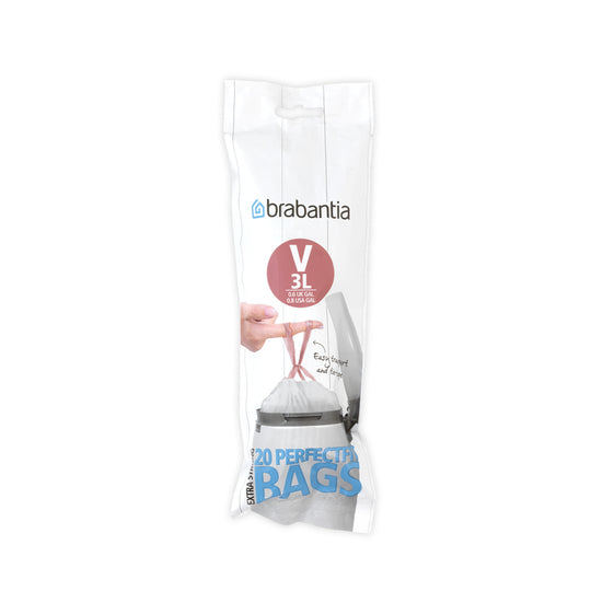 Brabantia affaldspose - hvid - 3 liter