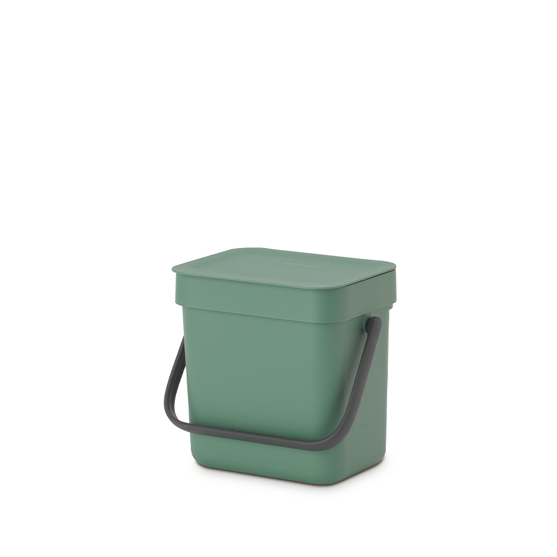 Brabantia Sort & Go affaldsspand m. låg - grøn - 3 liter
