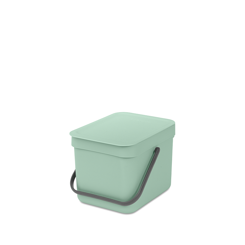 Brabantia Sort & Go affaldsspand m. låg - jade green - 6 liter