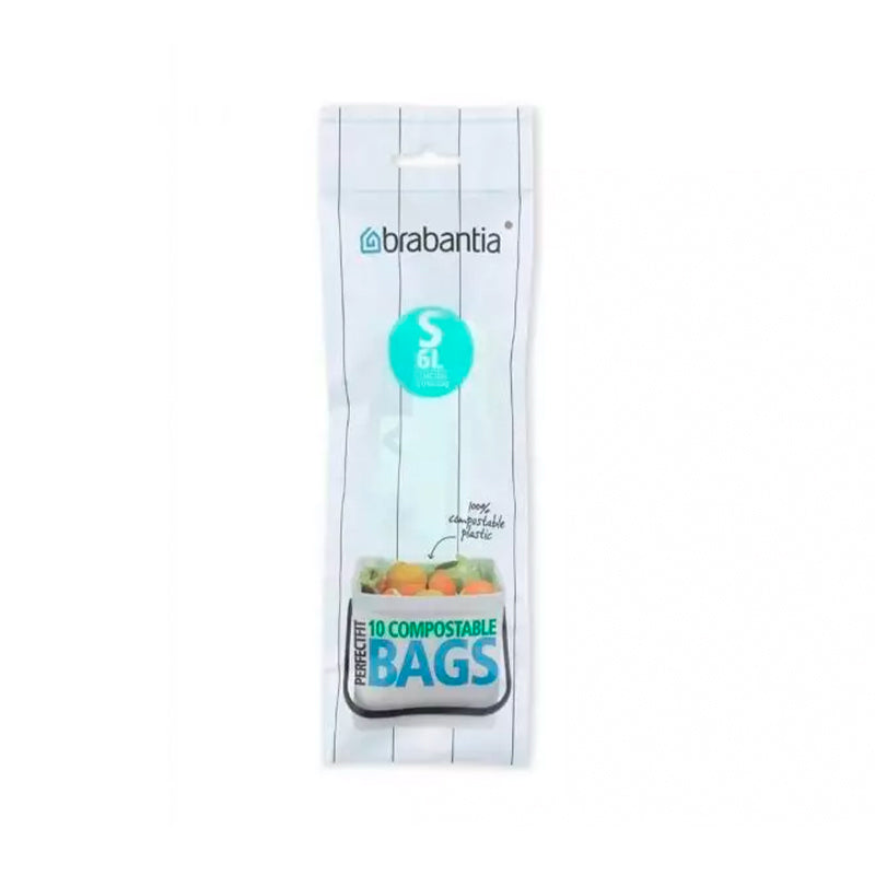 Brabantia Bio Green affaldspose S - 6 liter / 10 stk.