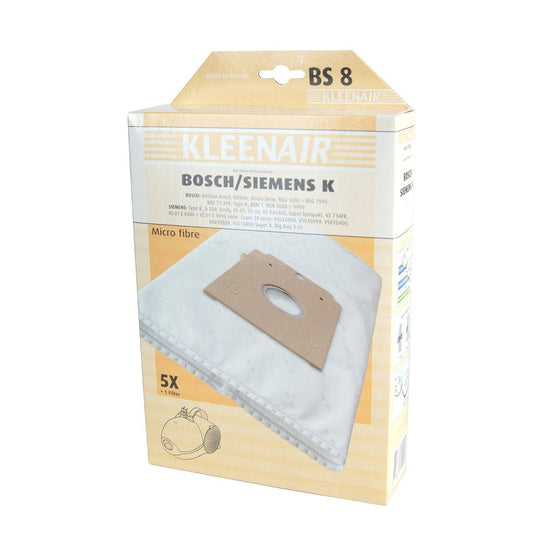 Kleenair støvsugerposer BS8 Bosch/Siemens type K
