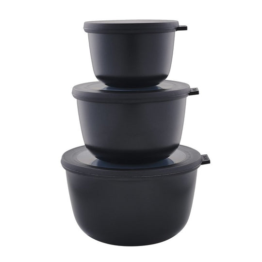 Mepal Cirqula skåle 3 pak sort høj
