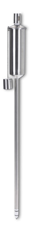 stålfakkel 115cm to delt /sølv