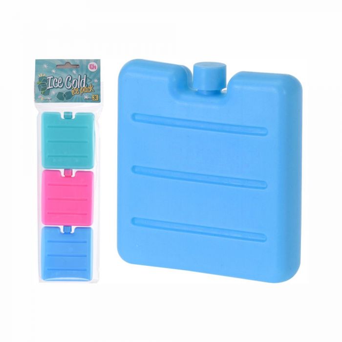 Køleelement 3 stk. 100 ml ass. farver