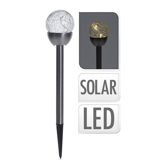 Solcellelampe på spyd 5 stk. 6 cm