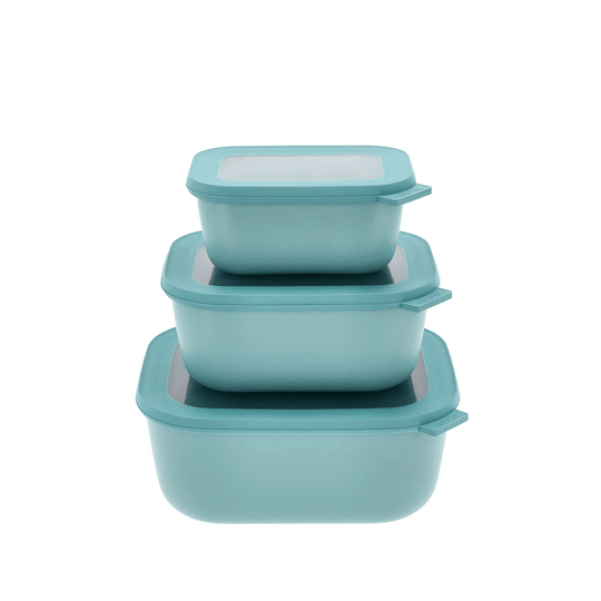 Mepal Cirqula rekt. skålesæt med låg Nordgreen